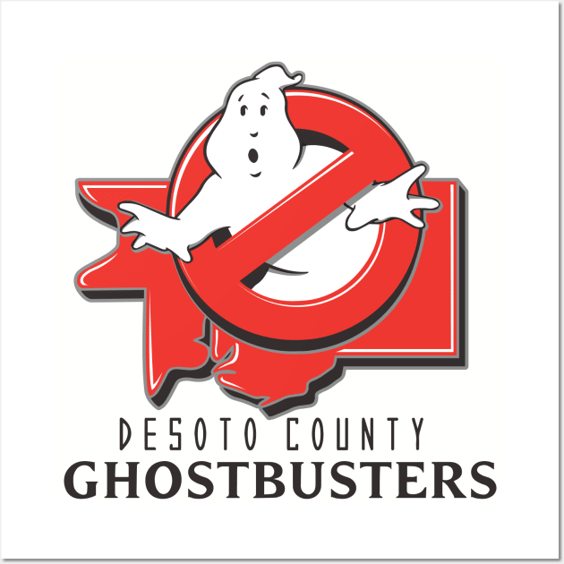 Desoto County Ghostbuters_Main Logo (Dark Lettering) Wall Art by Cabin_13